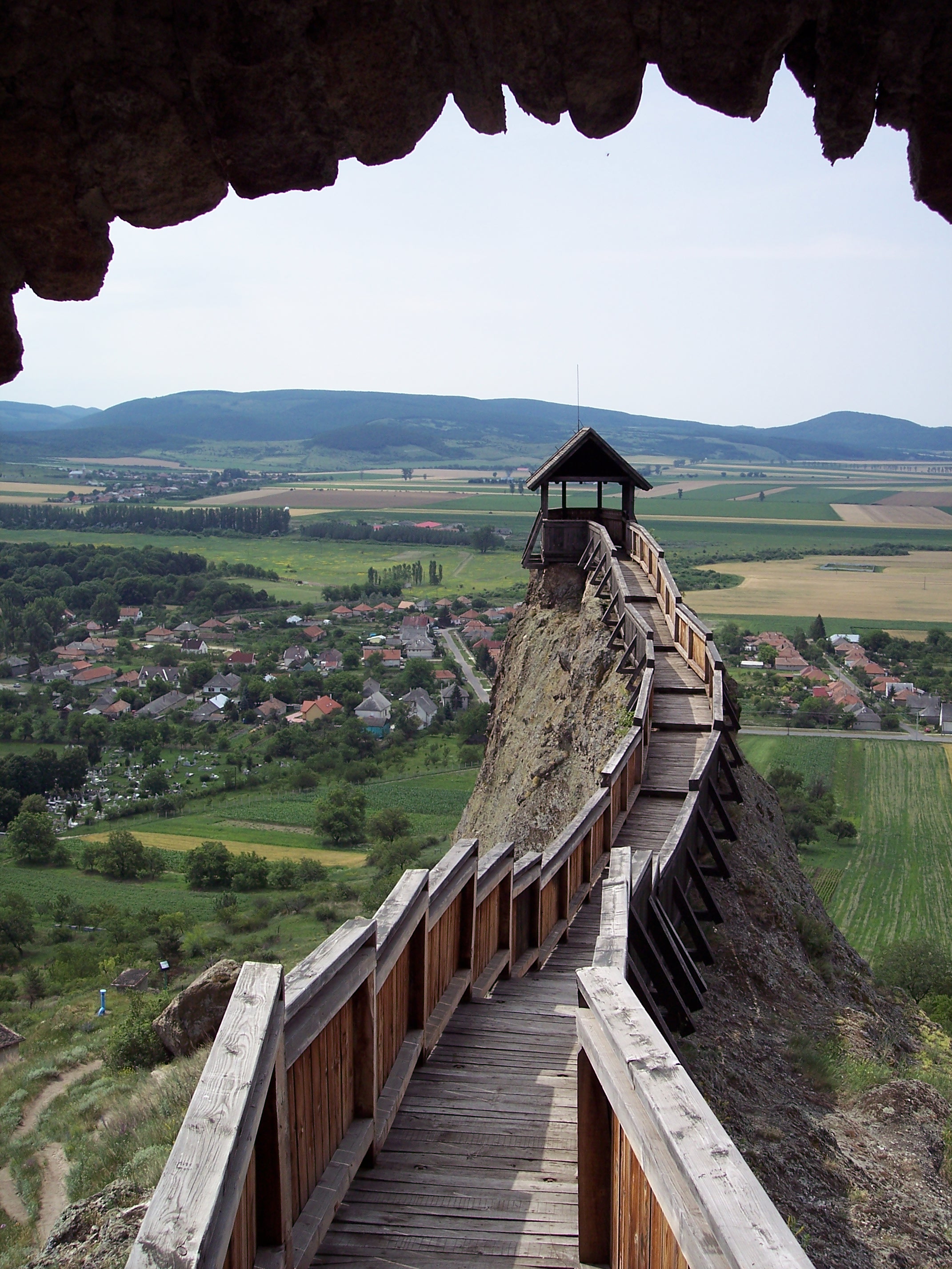 view from a castle in Hungary